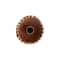 Hello Honey® 5" Round Decorative Hand-Painted Paper Mache Taper Holder